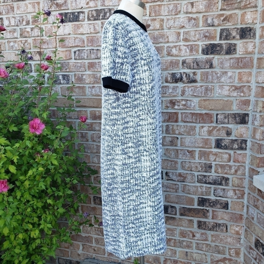 BILLY REID Tweed Short Sleeves Mini Dress Size M - Picture 2 of 5